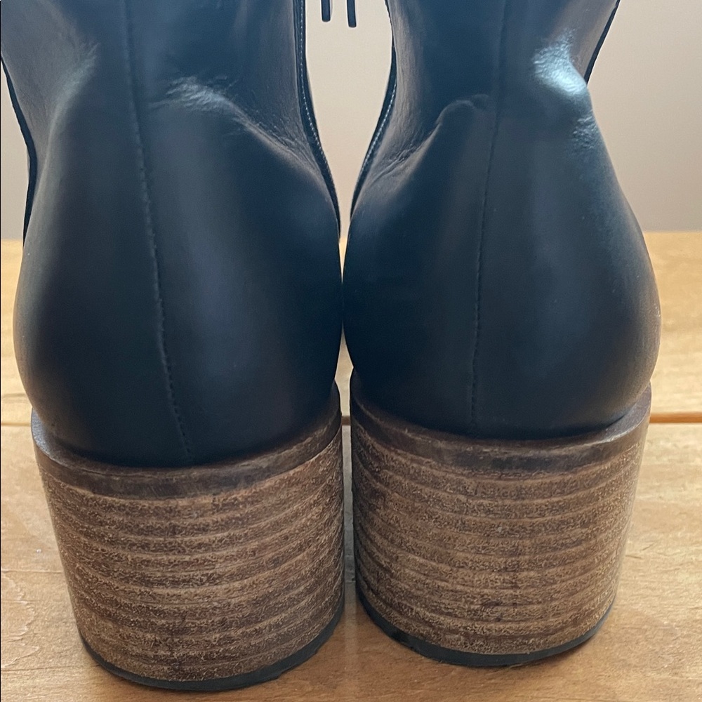 ECCO SHAPE 35 SARTORELLE Black Leather Hydro Max Ankle Boots size 40 - Picture 10 of 12